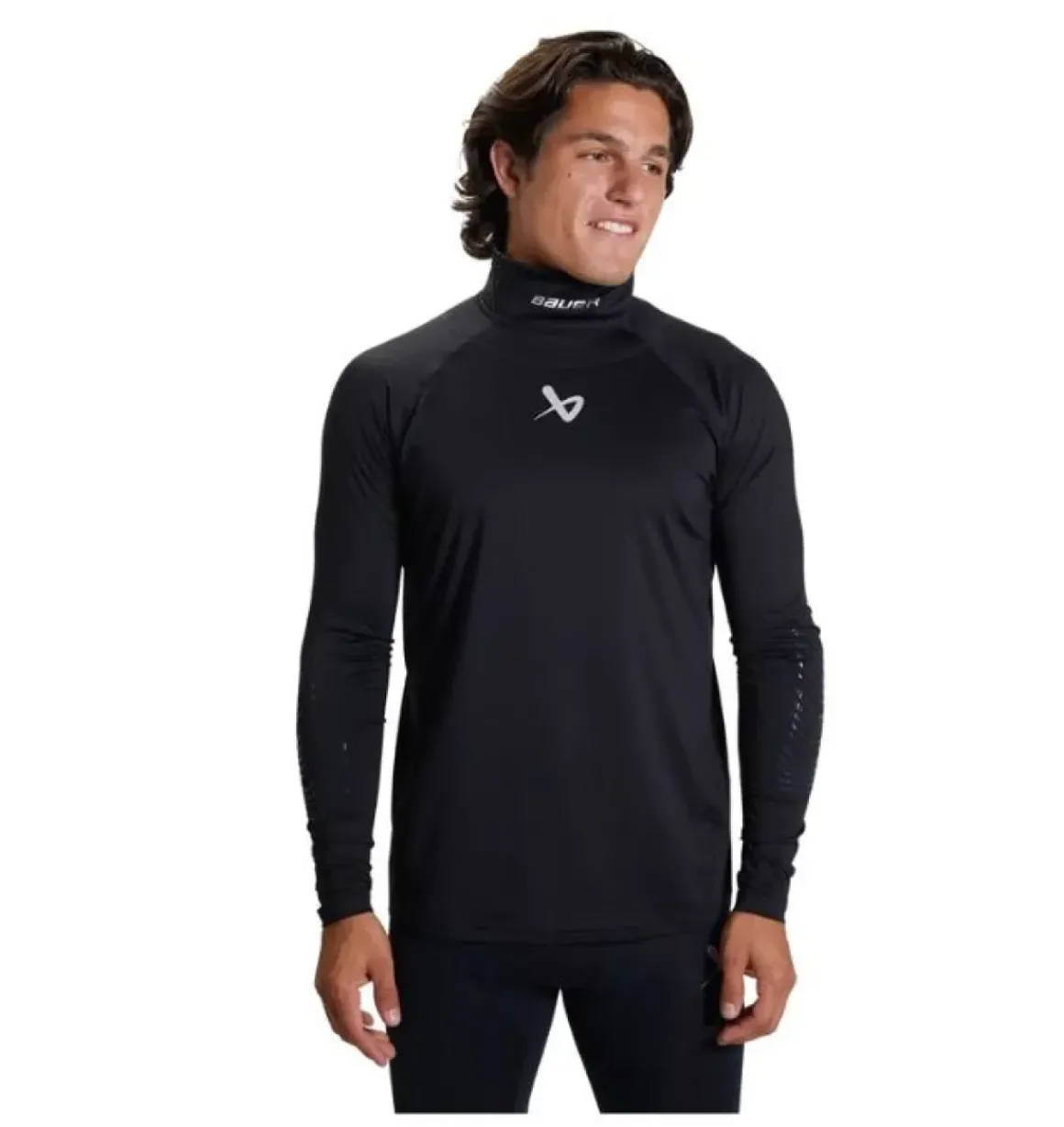Bauer Long Sleeve Neck Protective Jersey Sr