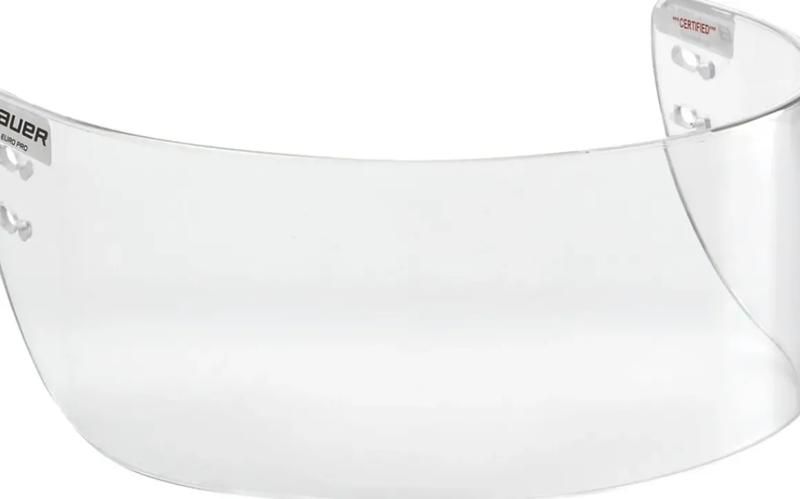 Bauer Visor Euro Pro Straight (Ce)