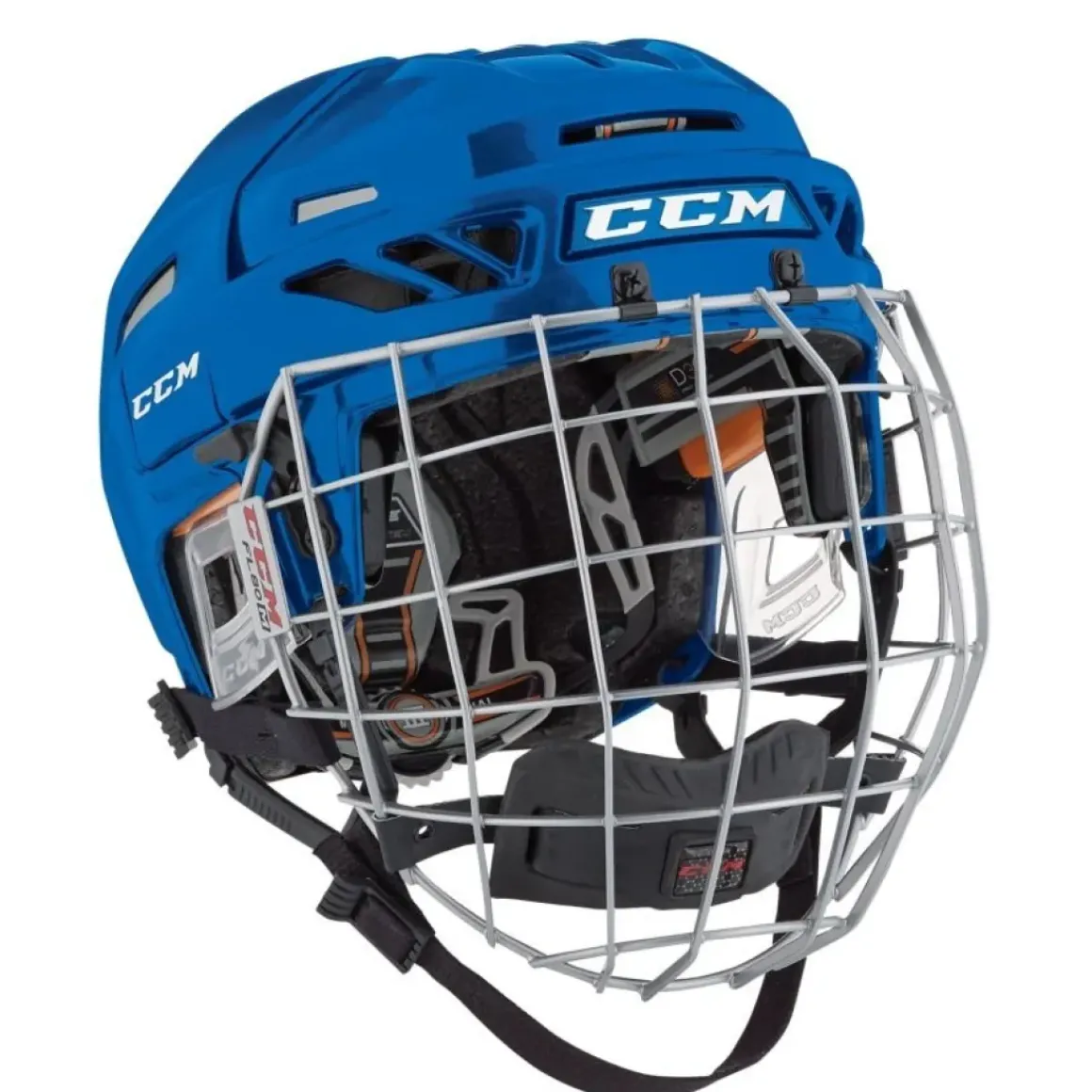 Ccm Hockey Helmet Fitlite 3Ds Combo Blue