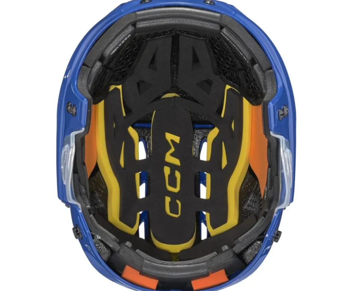 Ccm Hockey Helmet Tacks 720 Combo Royal
