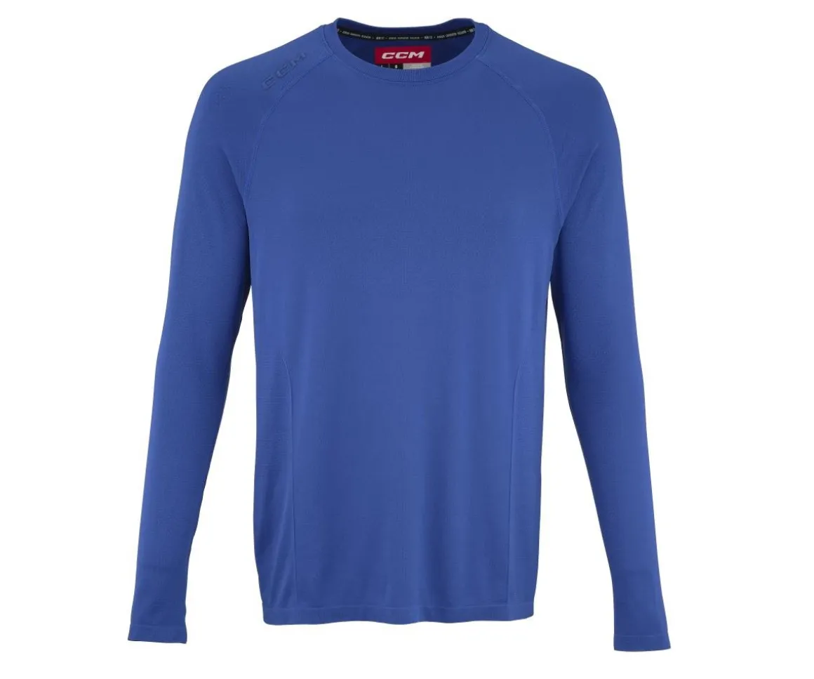 Ccm Shirt Long Sleeve Training Sr Royal