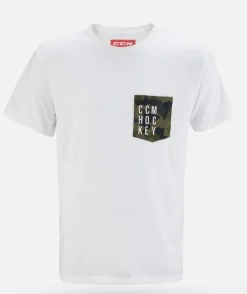 Ccm T-Shirt Camo Pocket Sr